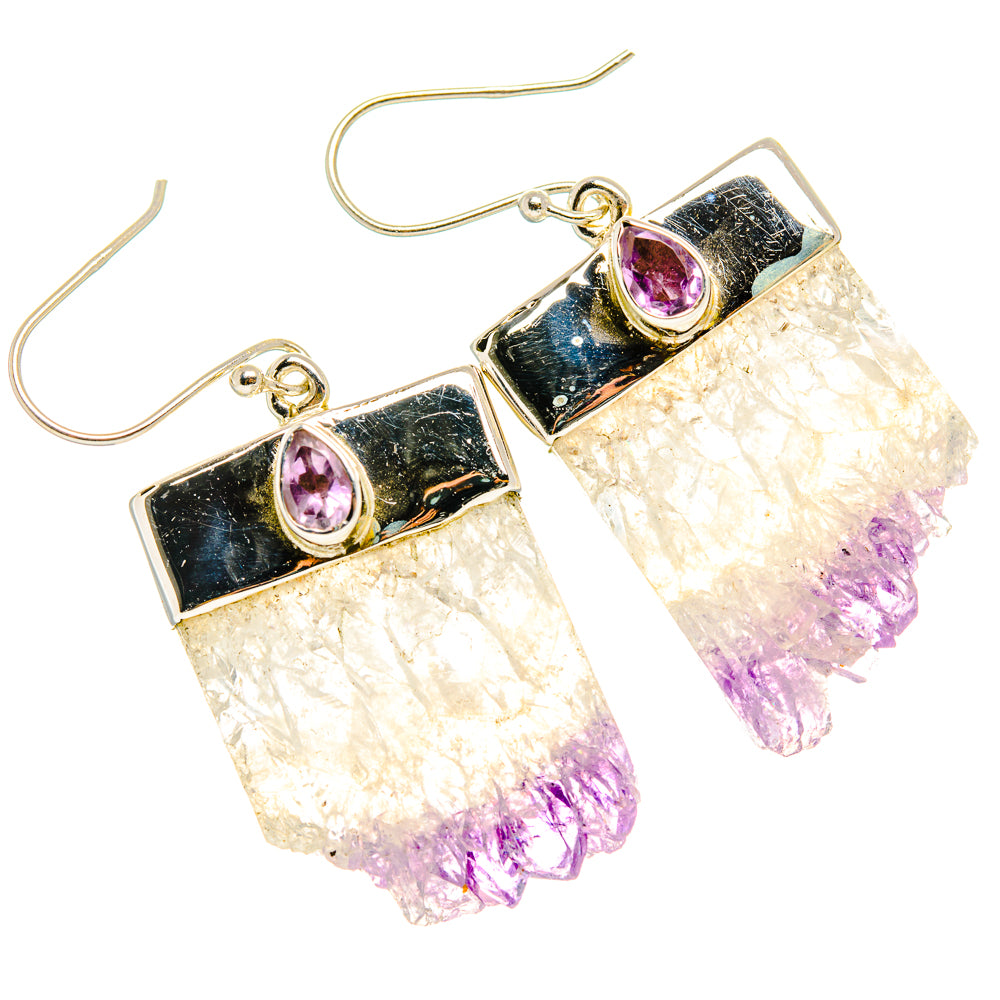 Amethyst Stalactite Earrings handcrafted by Anasilvercos - EARR428539 - Photo 2