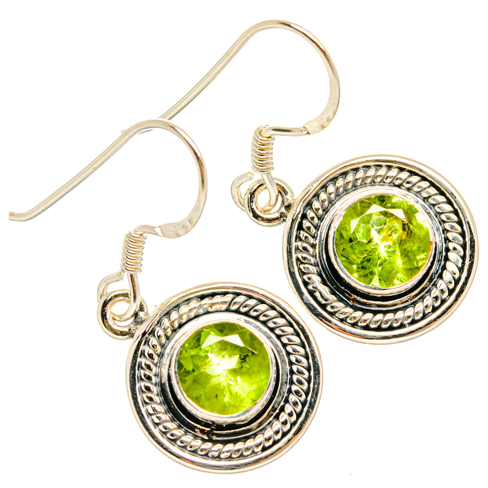 Peridot Earrings handcrafted by Anasilvercos - EARR428597 - Photo 2