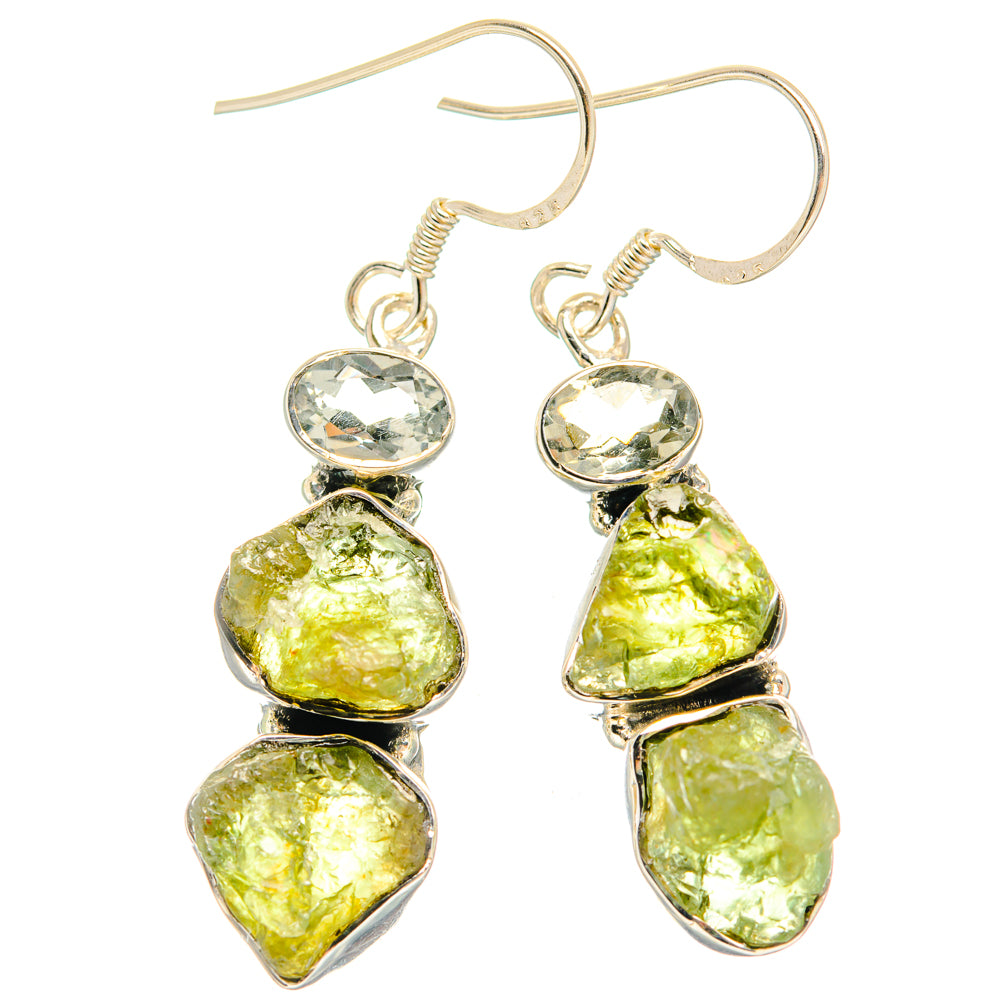 Peridot Earrings handcrafted by Anasilvercos - EARR428608 - Photo 2