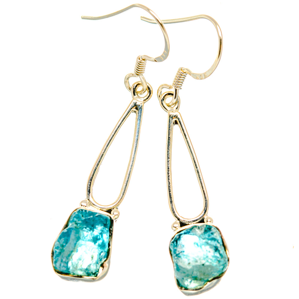 Apatite Earrings handcrafted by Anasilvercos - EARR428629 - Photo 2