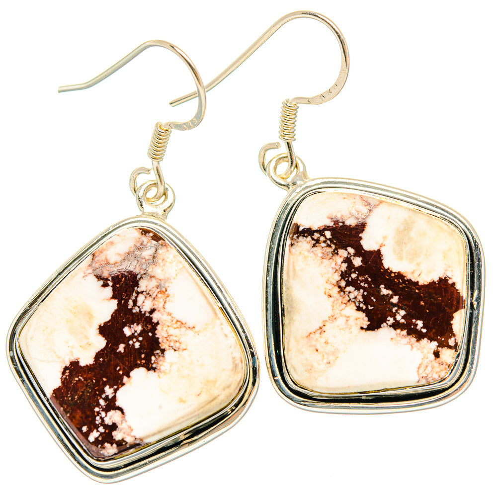 Wild Horse Jasper Earrings handcrafted by Anasilvercos - EARR428636 - Photo 2