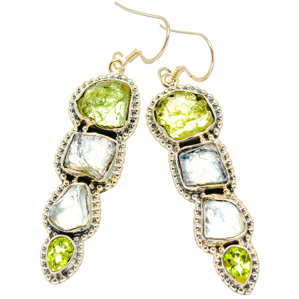 Peridot Earrings handcrafted by Anasilvercos - EARR428638 - Photo 2