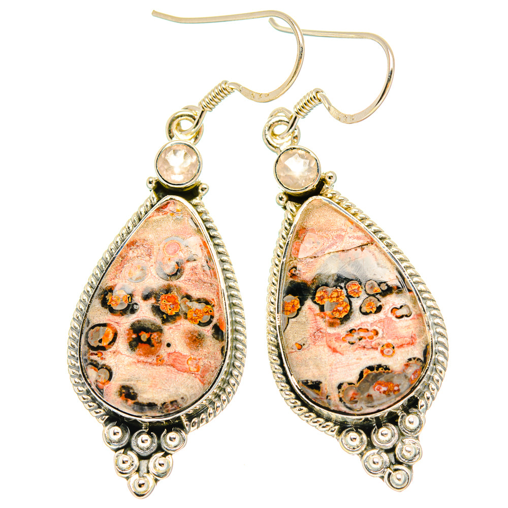 Poppy Jasper Earrings handcrafted by Anasilvercos - EARR428640 - Photo 2