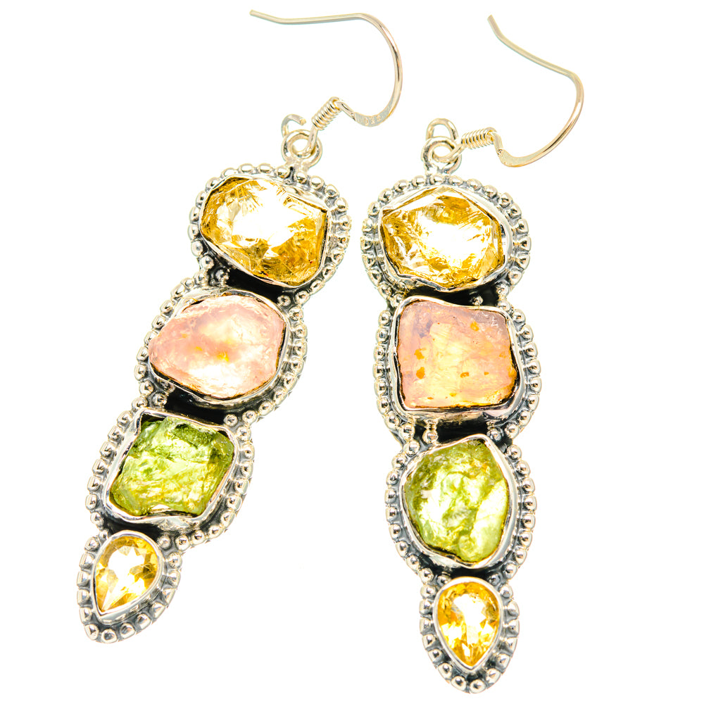 Citrine Earrings handcrafted by Anasilvercos - EARR428641 - Photo 2