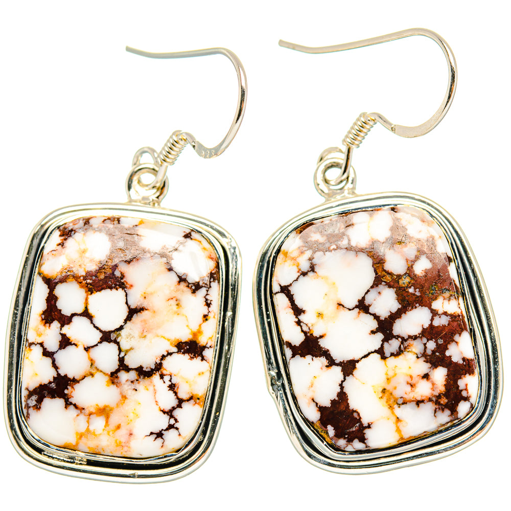 Wild Horse Jasper Earrings handcrafted by Anasilvercos - EARR428649 - Photo 2