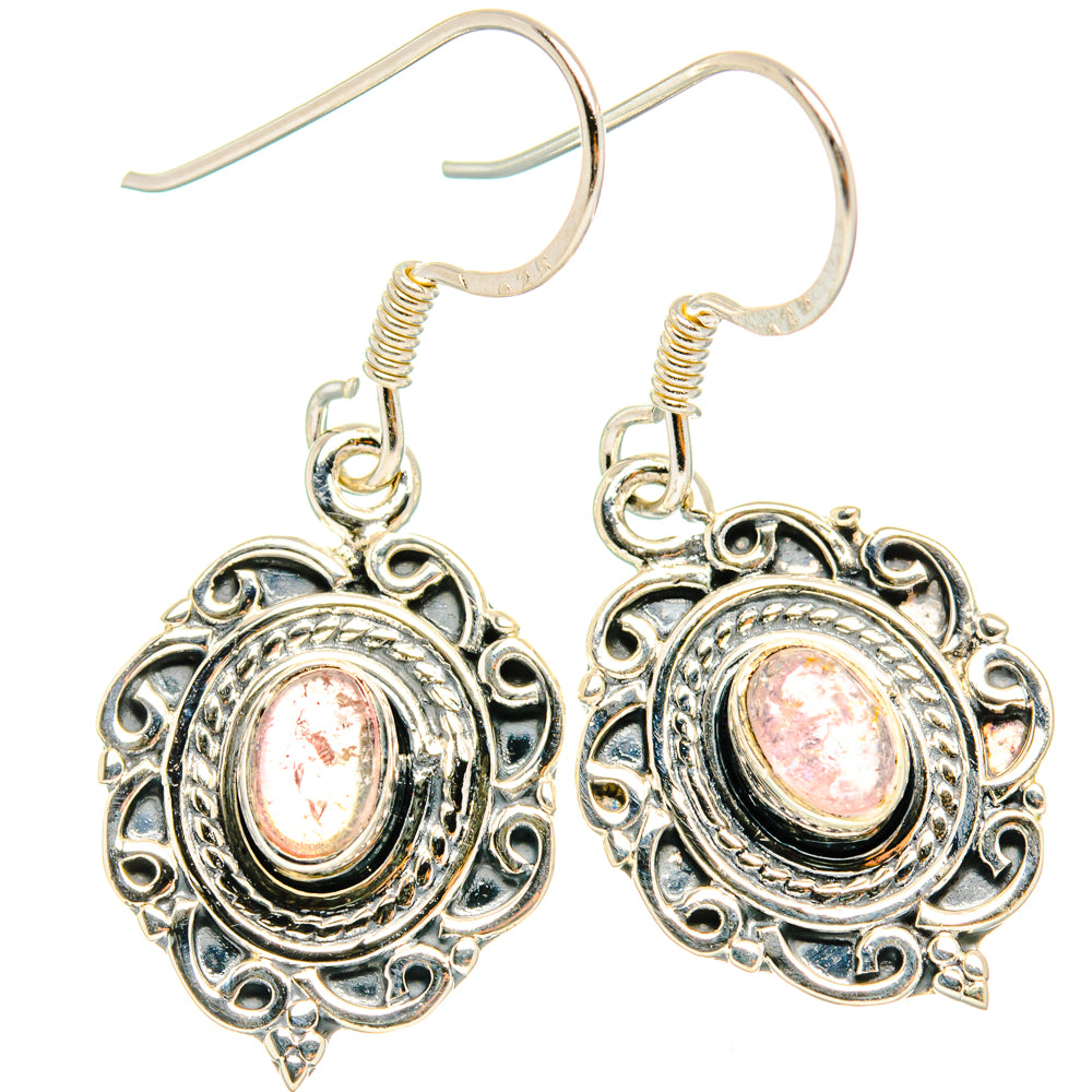 Pink Tourmaline Earrings handcrafted by Anasilvercos - EARR428652 - Photo 2