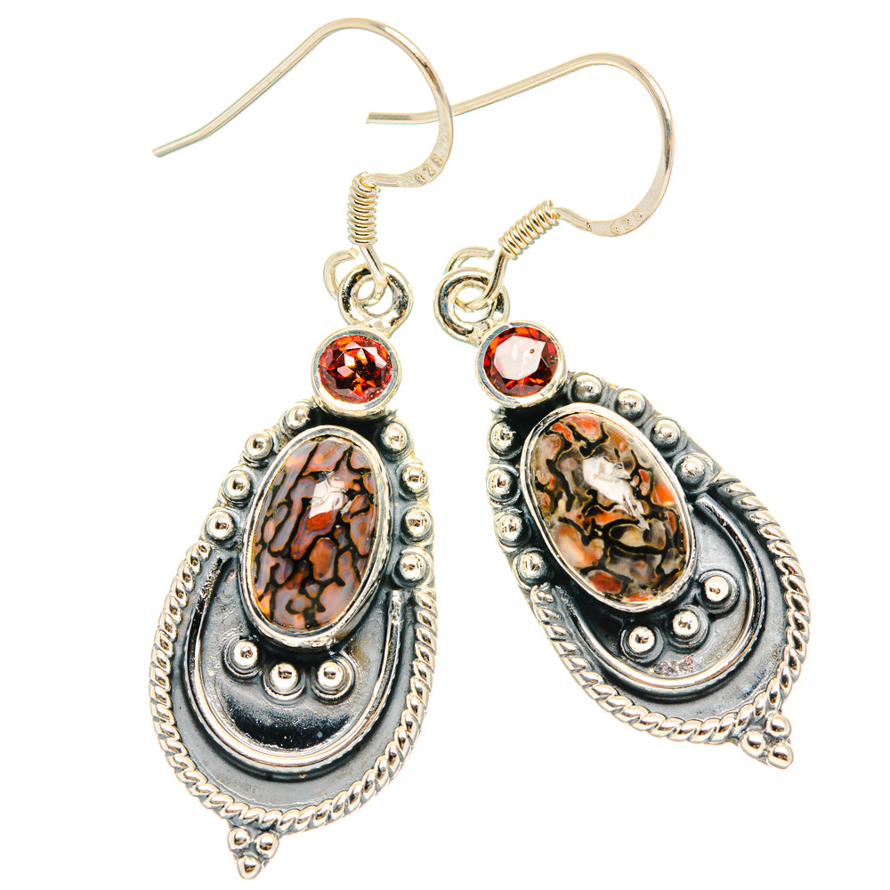 Dinosaur Bone Earrings handcrafted by Anasilvercos - EARR428659 - Photo 2