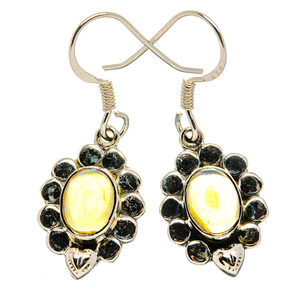 Ethiopian Opal Earrings handcrafted by Anasilvercos - EARR428661 - Photo 2