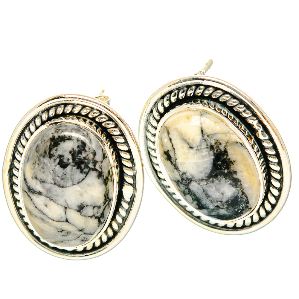 Pinolith Jasper Earrings handcrafted by Anasilvercos - EARR428675 - Photo 2