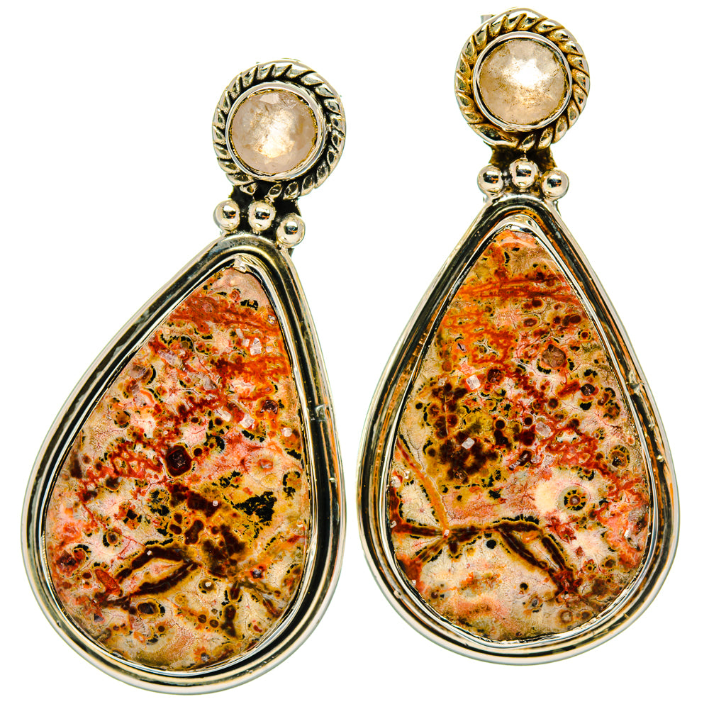 Poppy Jasper Earrings handcrafted by Anasilvercos - EARR428678 - Photo 2