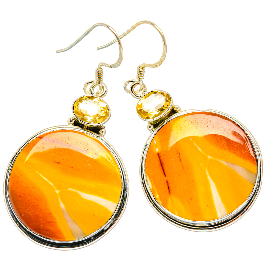 Botswana Agate Earrings handcrafted by Anasilvercos - EARR428686 - Photo 2
