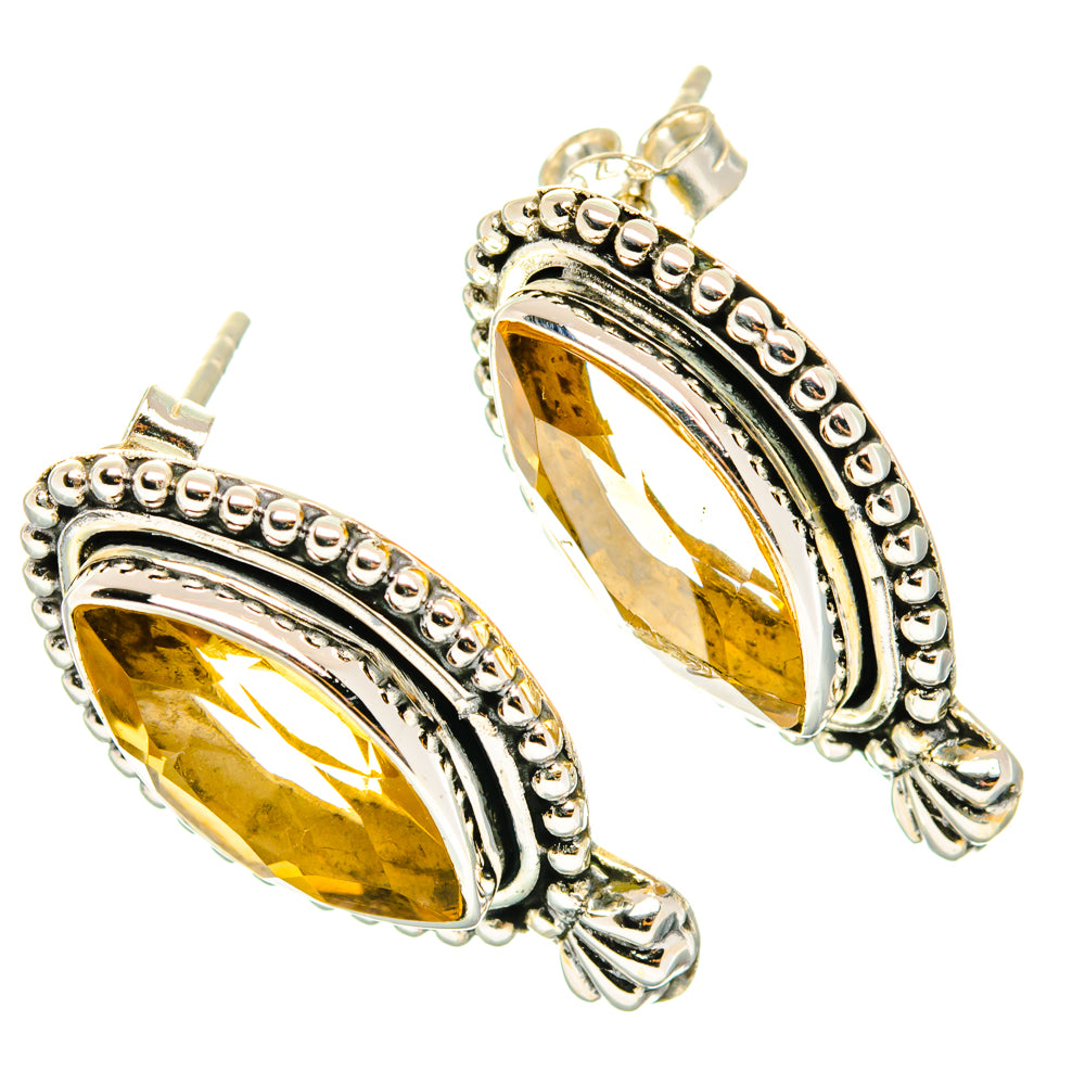 Citrine Earrings handcrafted by Anasilvercos - EARR428711 - Photo 2