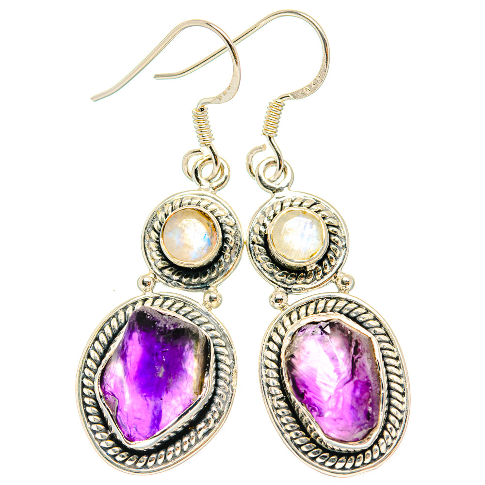 Amethyst Earrings handcrafted by Anasilvercos - EARR428726 - Photo 2