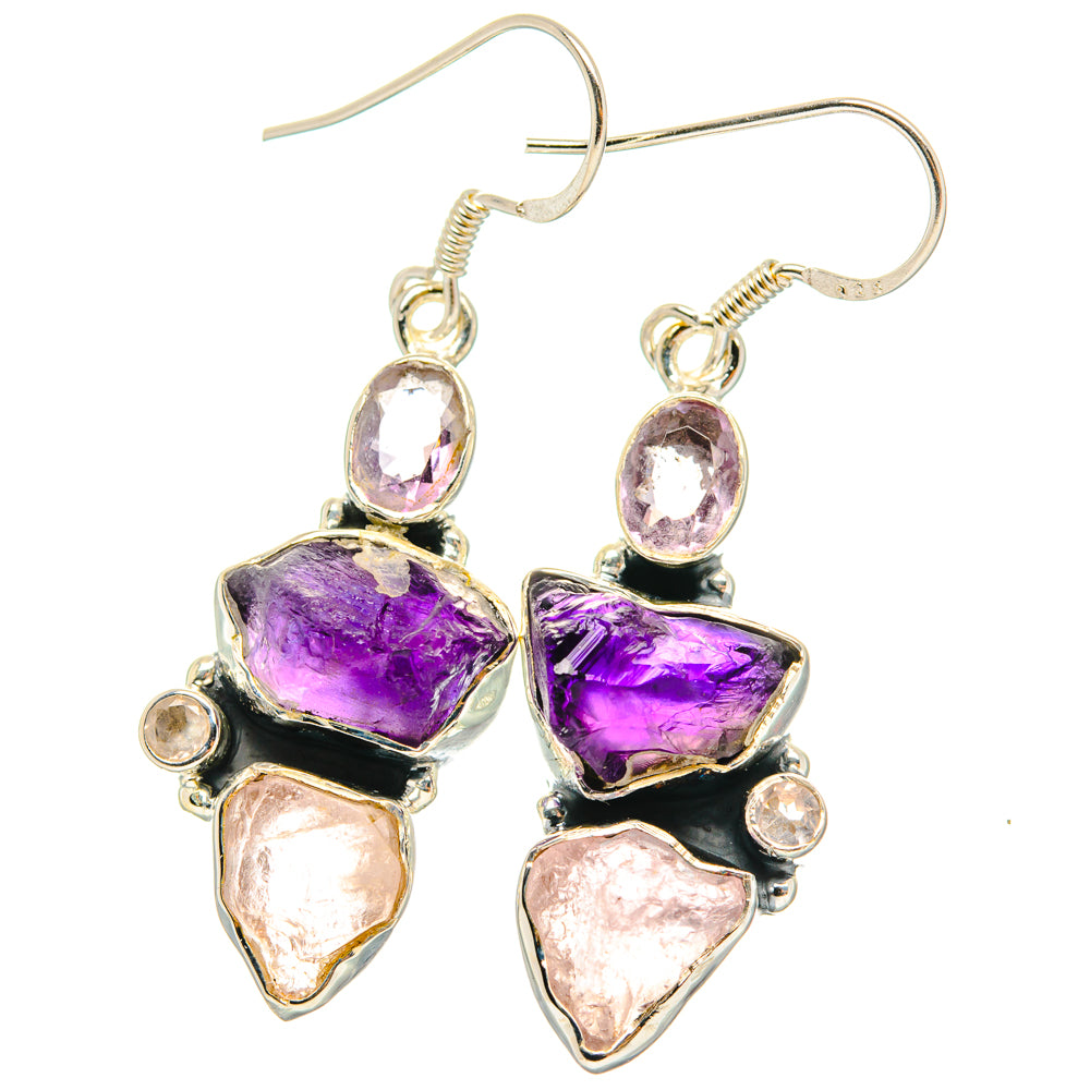 Amethyst Earrings handcrafted by Anasilvercos - EARR428731 - Photo 2