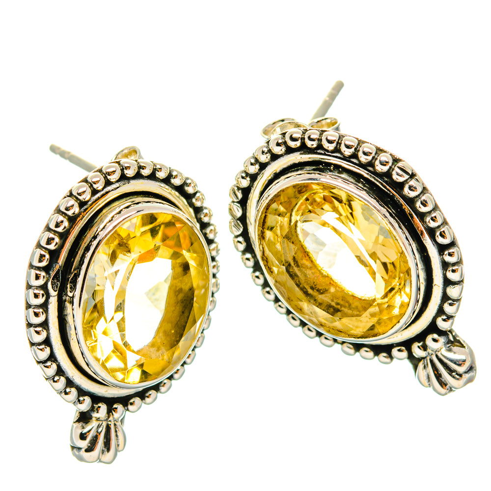 Citrine Earrings handcrafted by Anasilvercos - EARR428734 - Photo 2