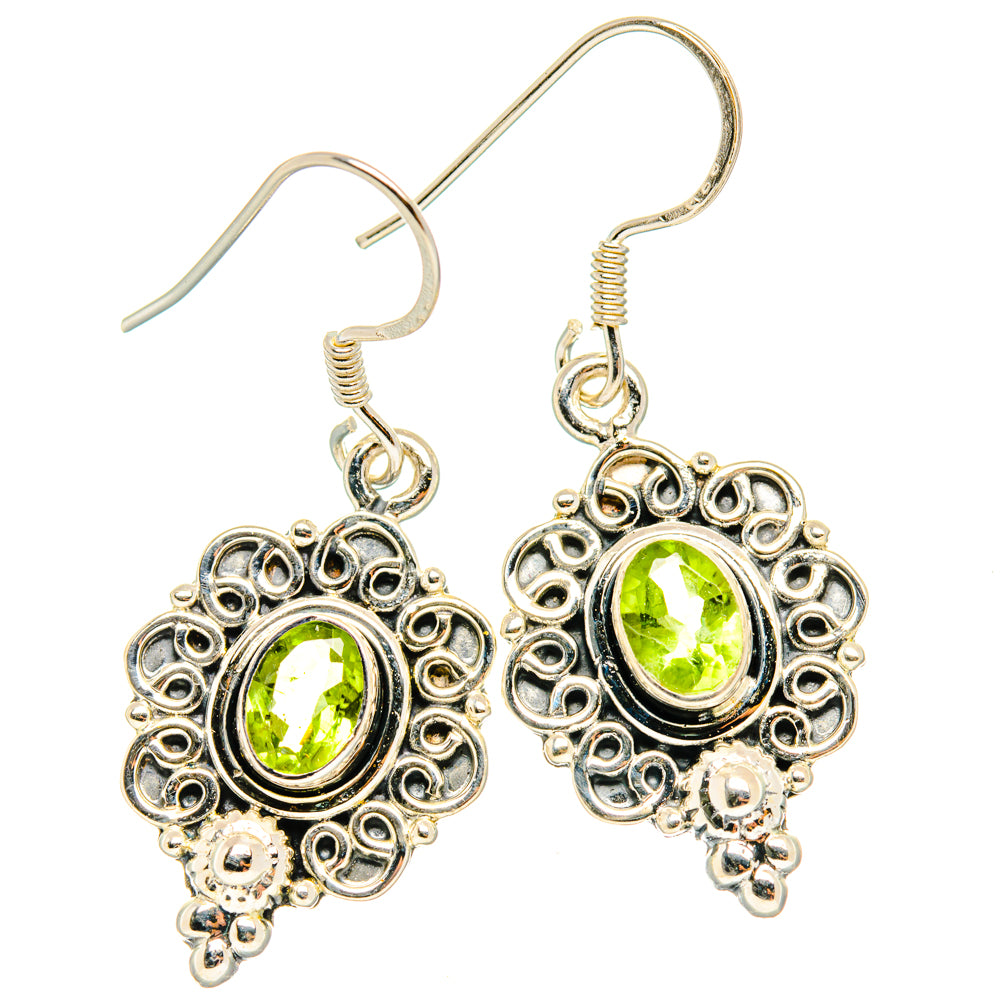 Peridot Earrings handcrafted by Anasilvercos - EARR428746 - Photo 2