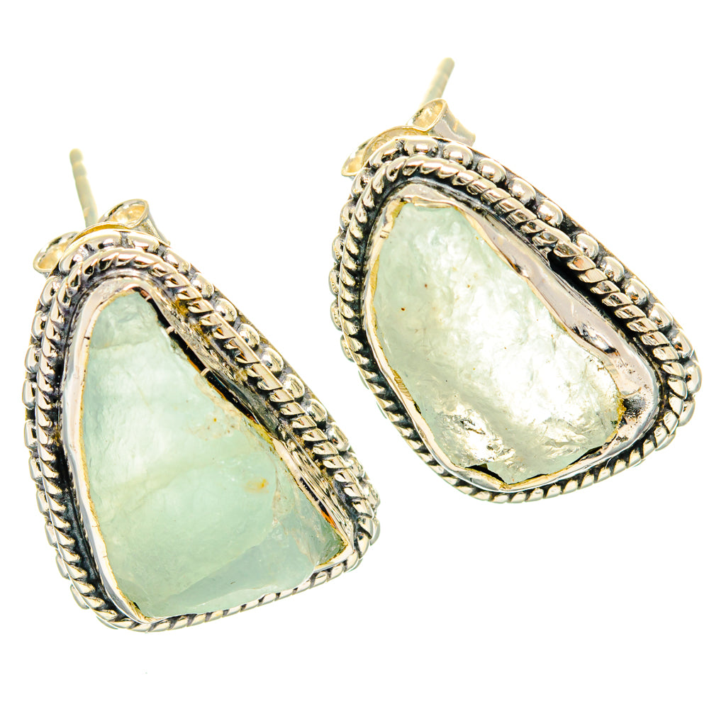 Aquamarine Earrings handcrafted by Anasilvercos - EARR428751 - Photo 2