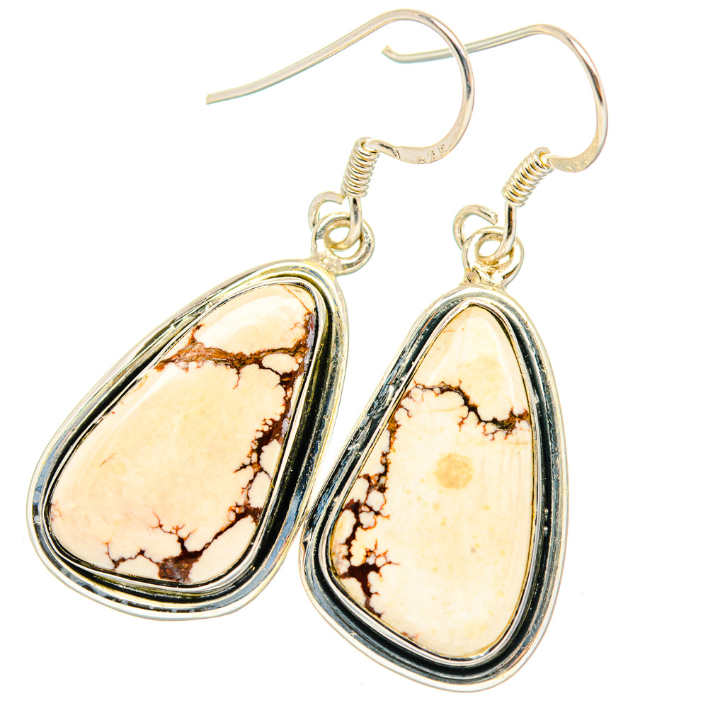 Wild Horse Jasper Earrings handcrafted by Anasilvercos - EARR428758 - Photo 2