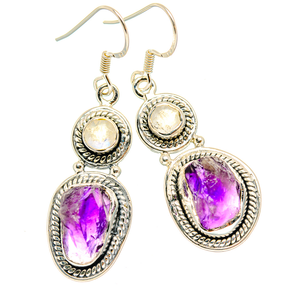 Amethyst Earrings handcrafted by Anasilvercos - EARR428762 - Photo 2