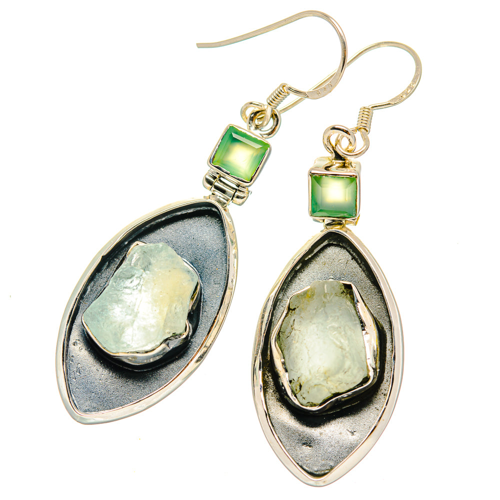 Aquamarine Earrings handcrafted by Anasilvercos - EARR428781 - Photo 2