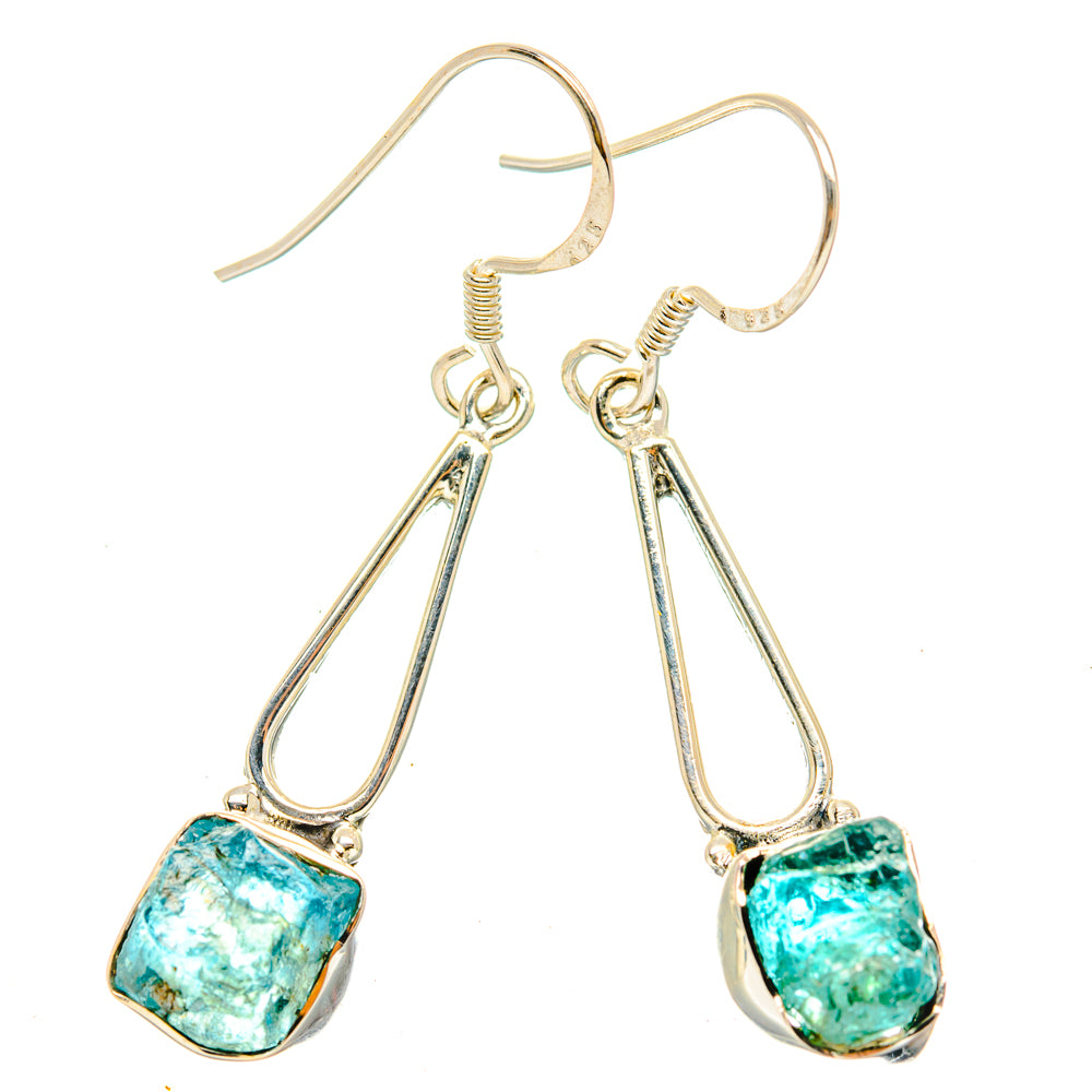 Apatite Earrings handcrafted by Anasilvercos - EARR428783 - Photo 2