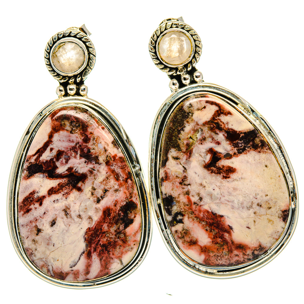 Red Jasper Earrings handcrafted by Anasilvercos - EARR428790 - Photo 2