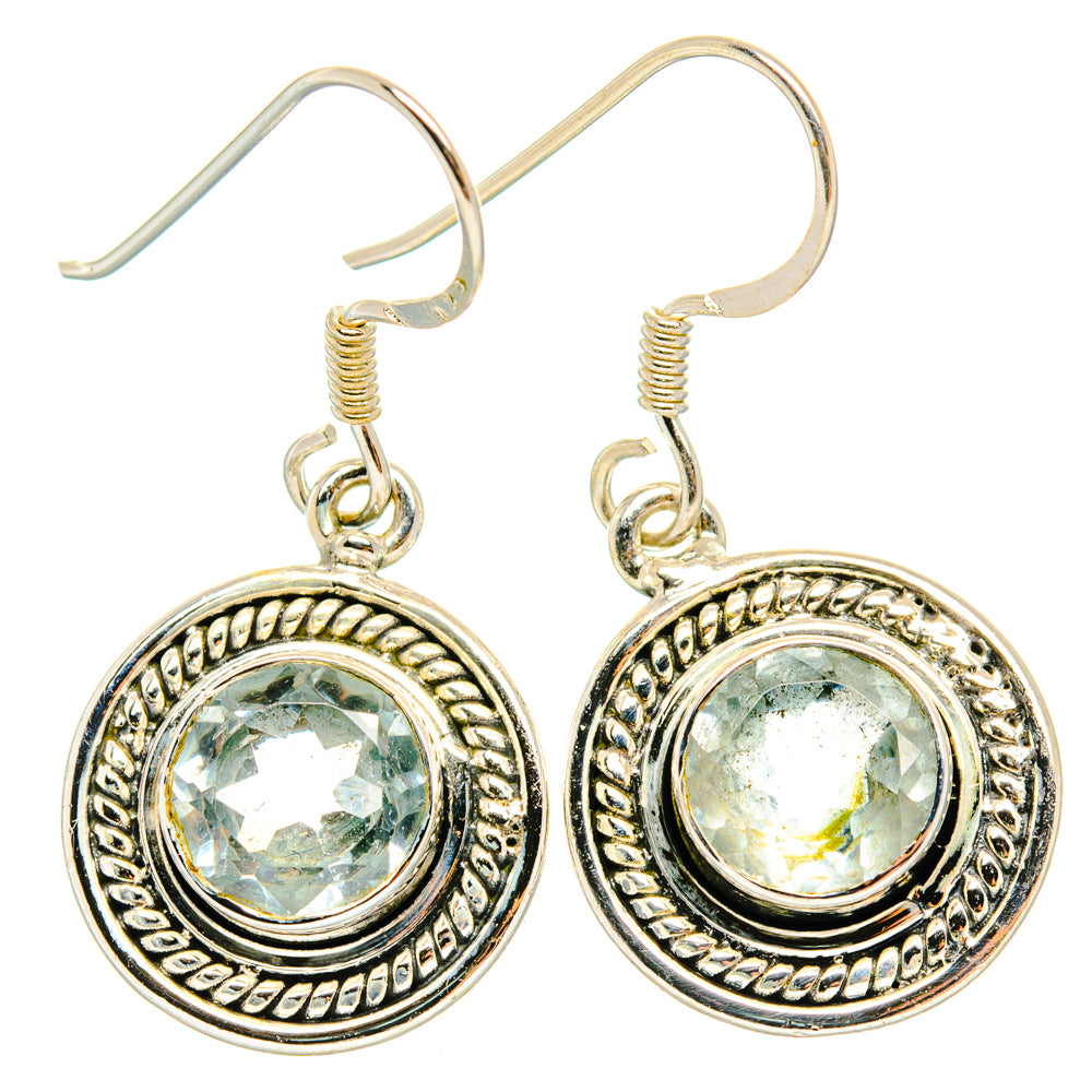 Blue Topaz Earrings handcrafted by Anasilvercos - EARR428799 - Photo 2