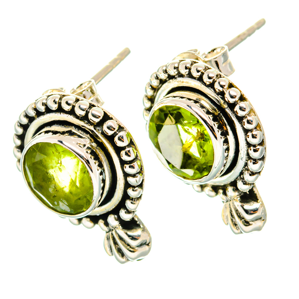 Peridot Earrings handcrafted by Anasilvercos - EARR428802 - Photo 2