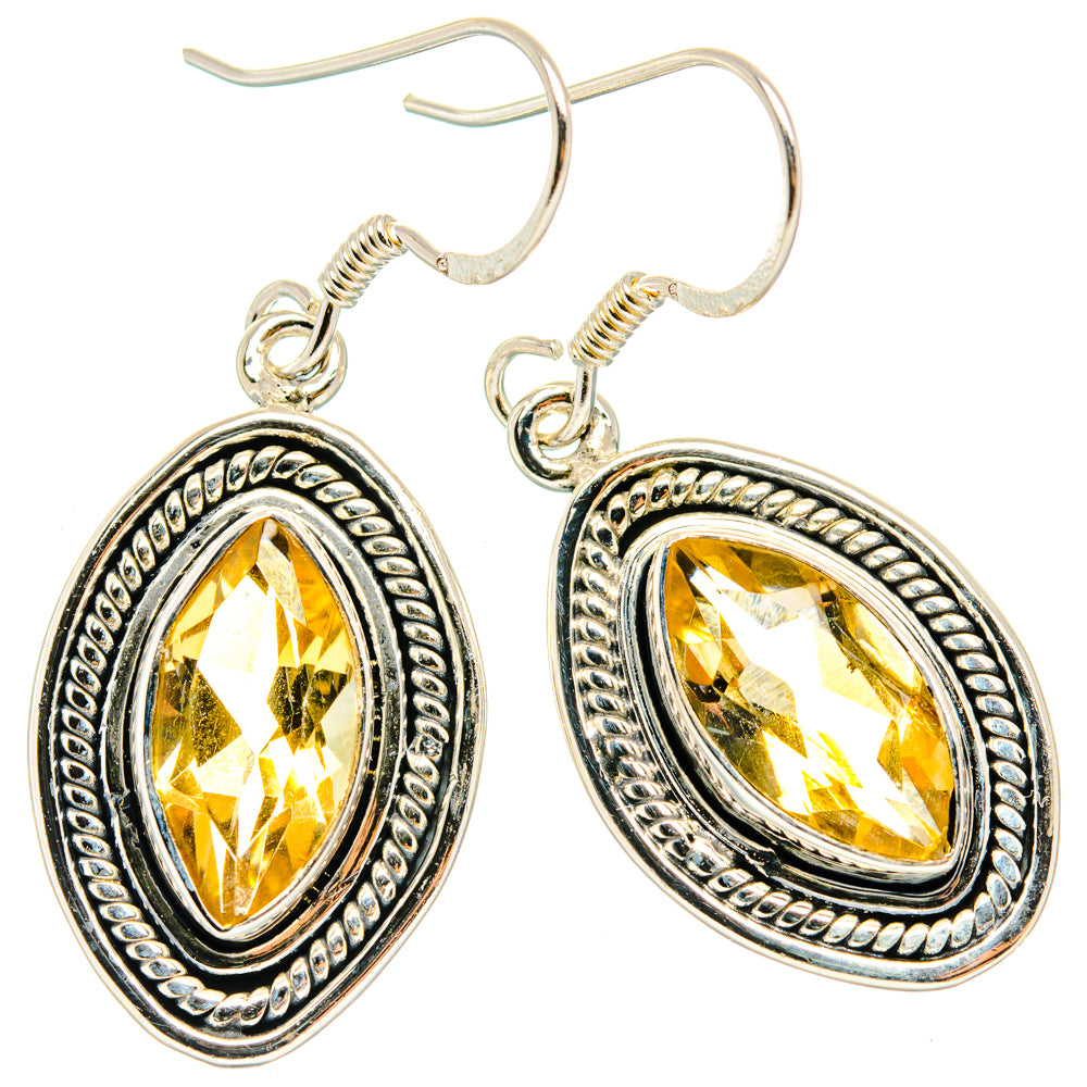Citrine Earrings handcrafted by Anasilvercos - EARR428810 - Photo 2