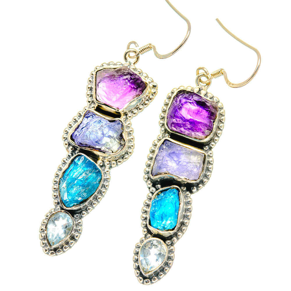 Amethyst Earrings handcrafted by Anasilvercos - EARR428840 - Photo 2