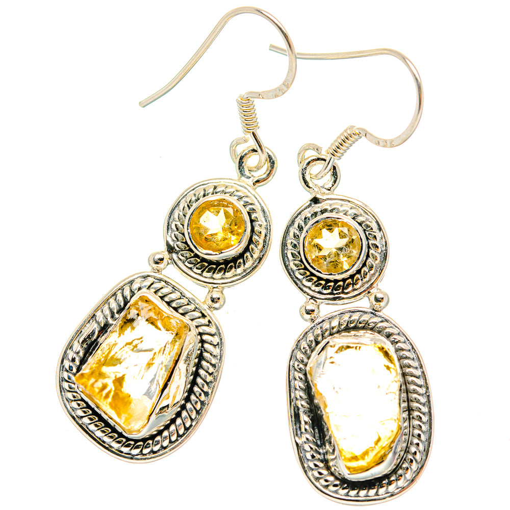 Citrine Earrings handcrafted by Anasilvercos - EARR428866 - Photo 2