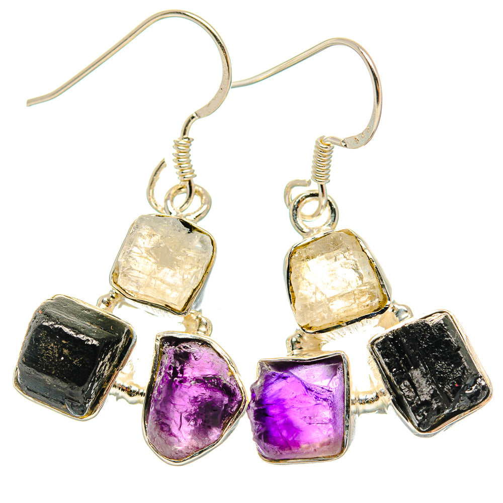 Tektite Earrings handcrafted by Anasilvercos - EARR428872 - Photo 2