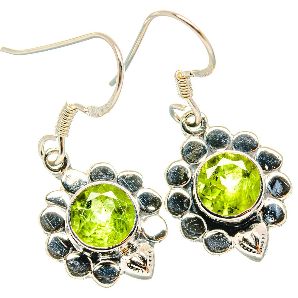 Peridot Earrings handcrafted by Anasilvercos - EARR428874 - Photo 2