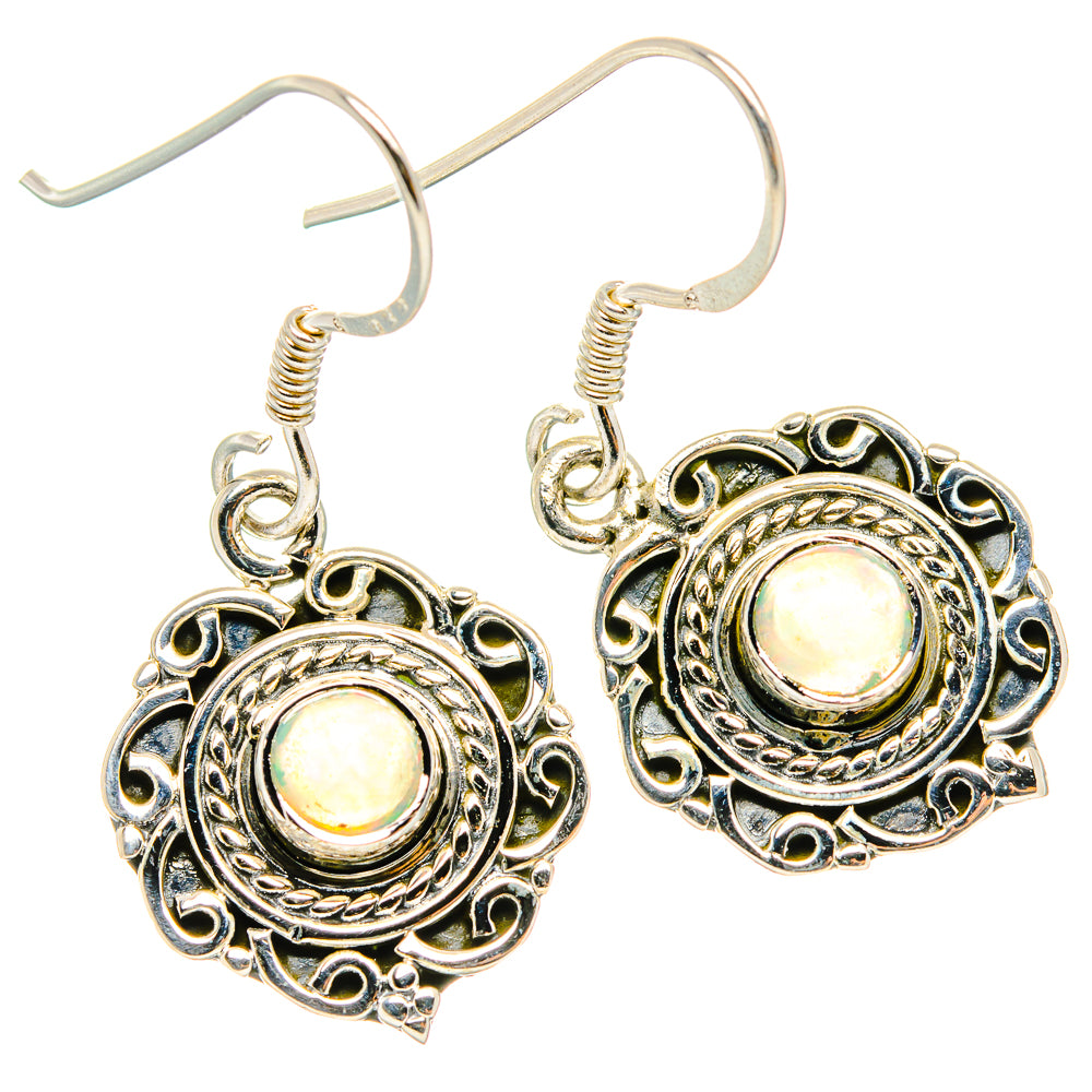 Ethiopian Opal Earrings handcrafted by Anasilvercos - EARR428897 - Photo 2