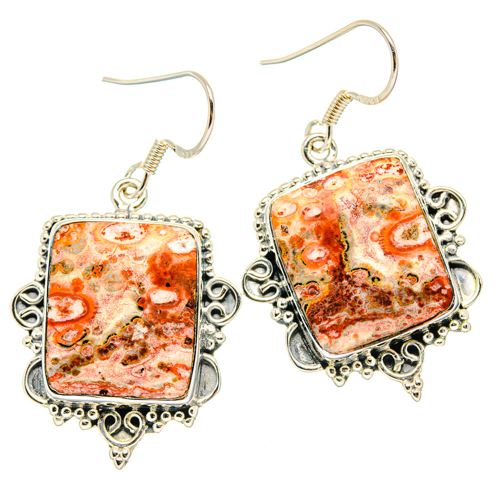 Poppy Jasper Earrings handcrafted by Anasilvercos - EARR428906 - Photo 2