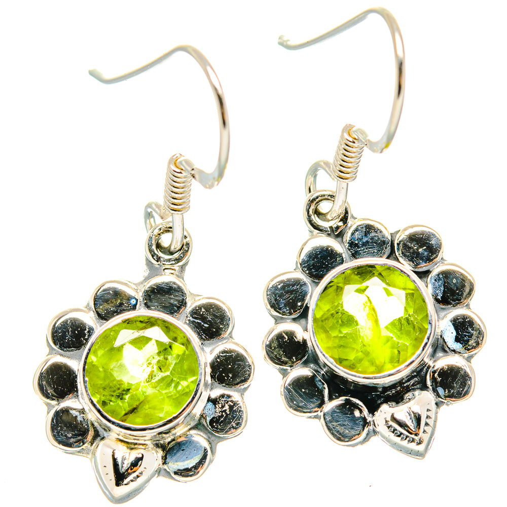 Peridot Earrings handcrafted by Anasilvercos - EARR428908 - Photo 2