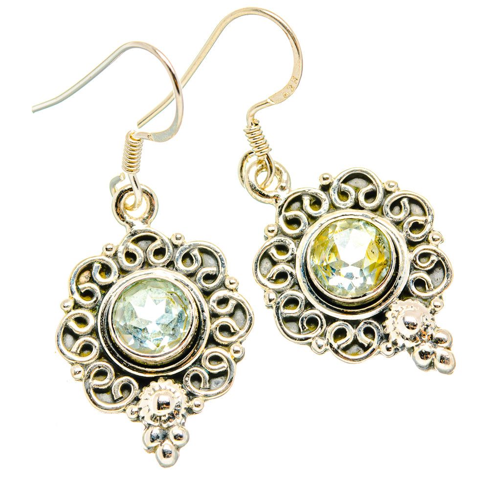 Blue Topaz Earrings handcrafted by Anasilvercos - EARR428918 - Photo 2