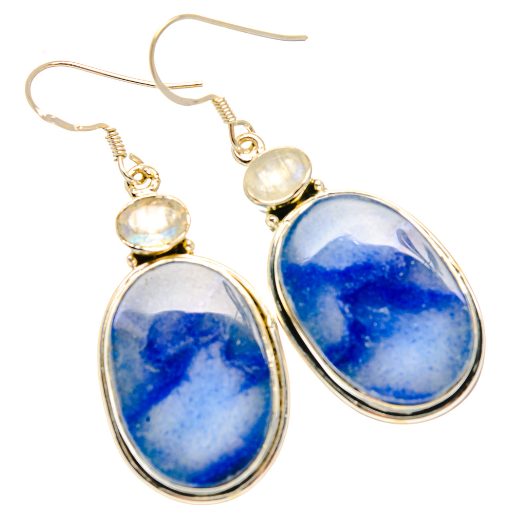 Sodalite Earrings handcrafted by Anasilvercos - EARR428939 - Photo 2