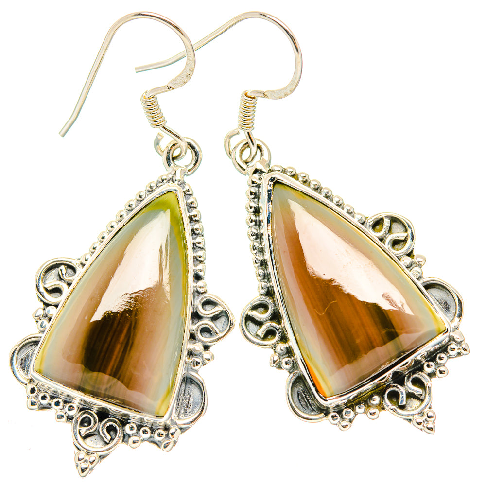 Imperial Jasper Earrings handcrafted by Anasilvercos - EARR428940 - Photo 2