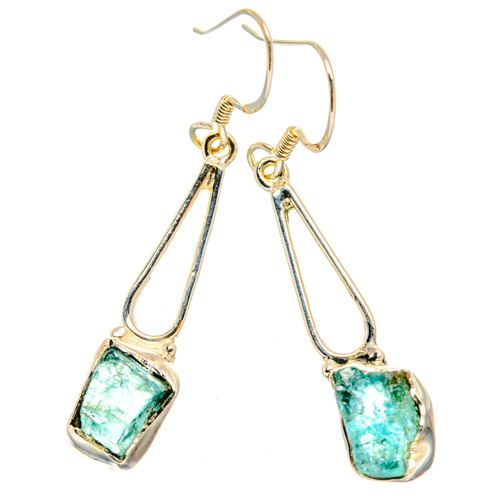 Apatite Earrings handcrafted by Anasilvercos - EARR428945 - Photo 2