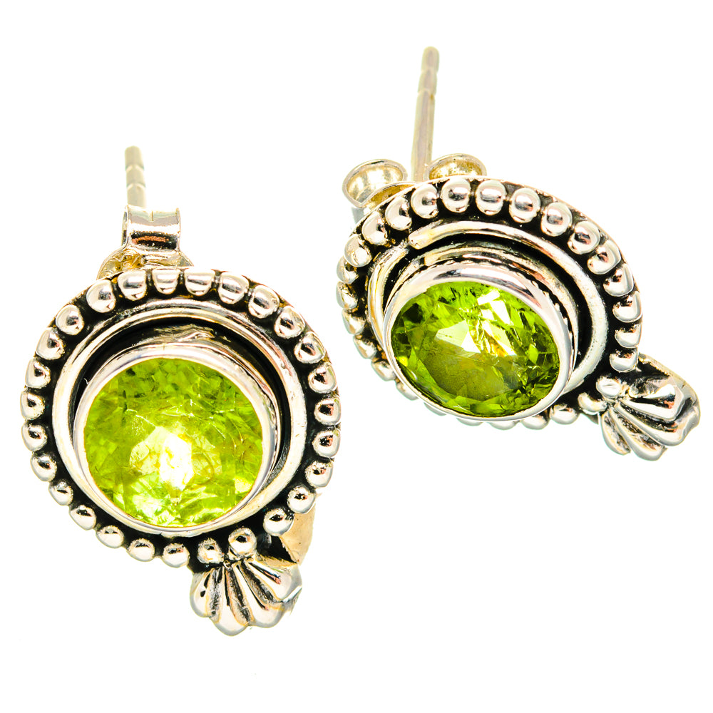 Peridot Earrings handcrafted by Anasilvercos - EARR428950 - Photo 2