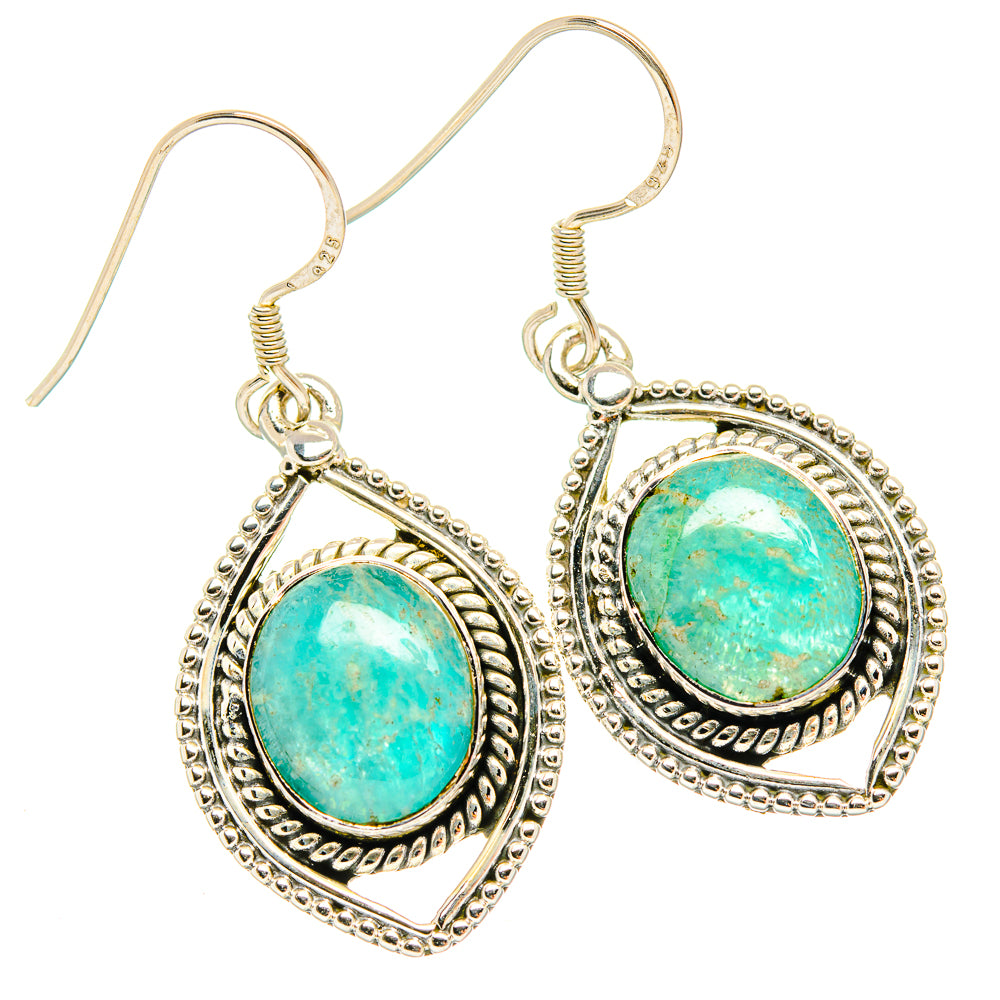 Amazonite Earrings handcrafted by Anasilvercos - EARR428958 - Photo 2