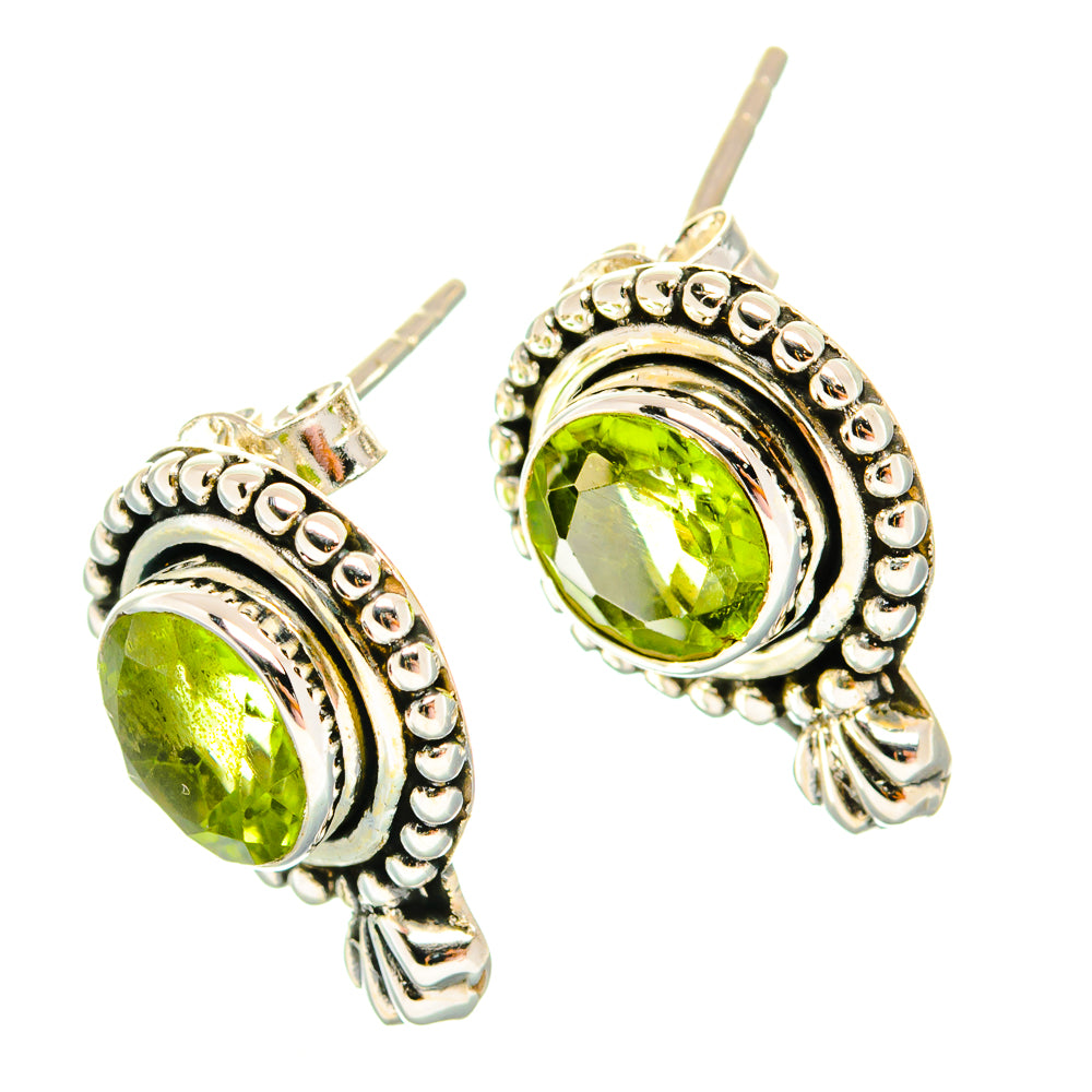 Peridot Earrings handcrafted by Anasilvercos - EARR428962 - Photo 2