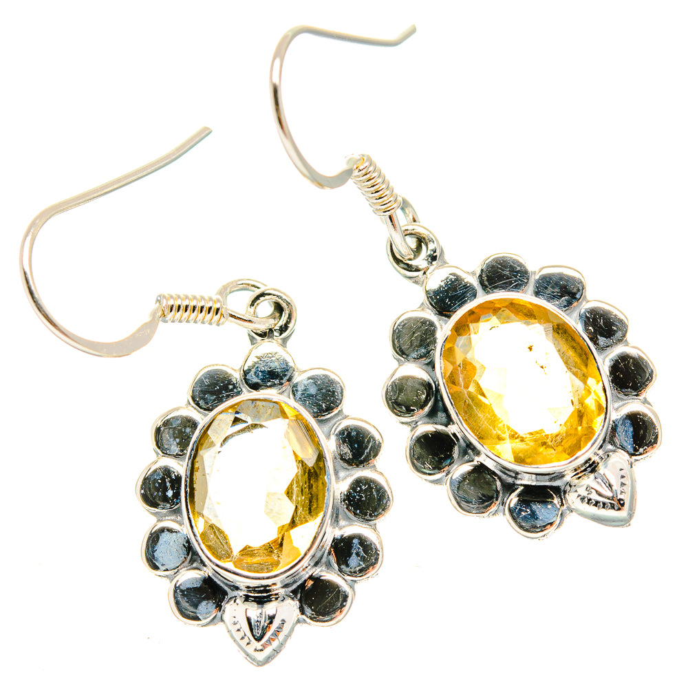 Citrine Earrings handcrafted by Anasilvercos - EARR428970 - Photo 2