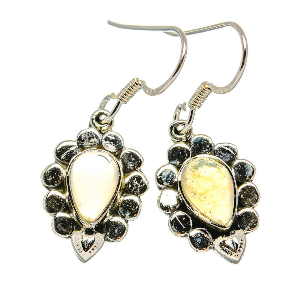 Ethiopian Opal Earrings handcrafted by Anasilvercos - EARR428997 - Photo 2