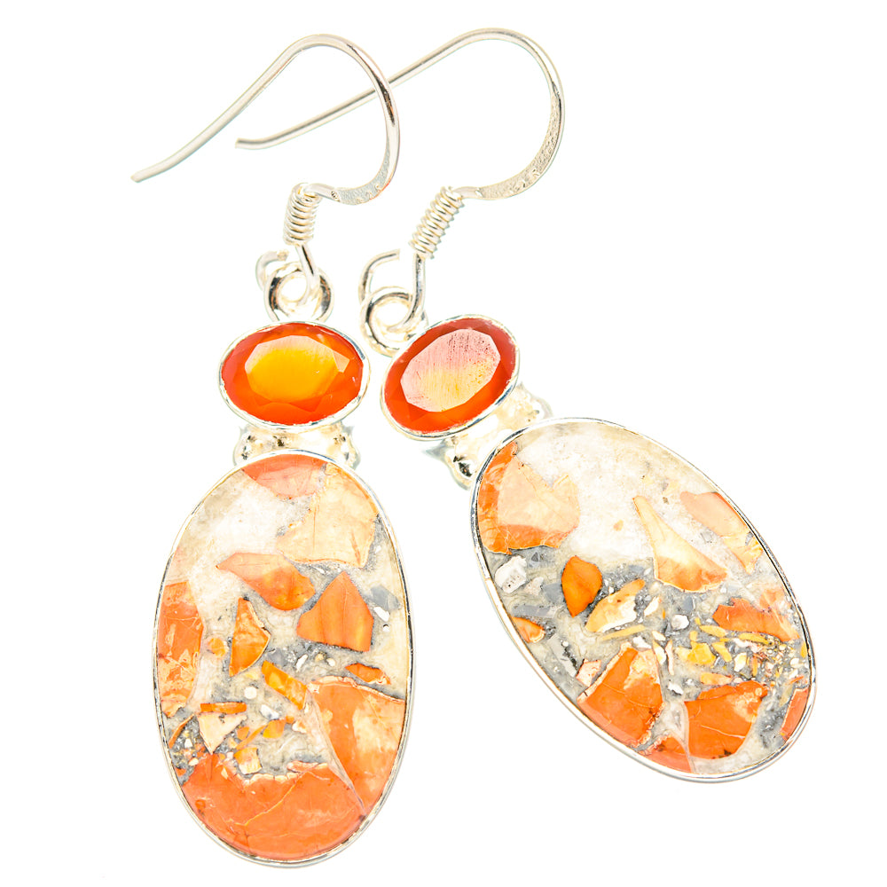 Maligano Jasper Earrings handcrafted by Anasilvercos - EARR429000 - Photo 2