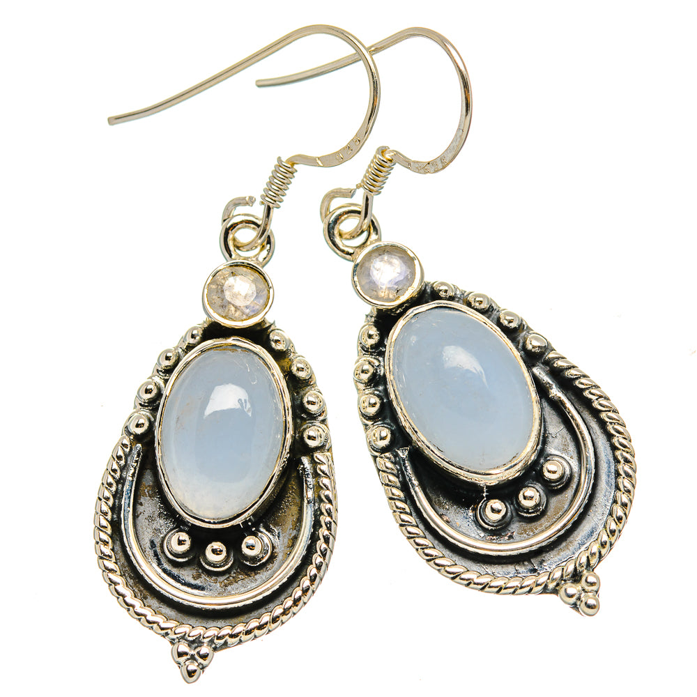 Aquamarine Earrings handcrafted by Anasilvercos - EARR429002 - Photo 2