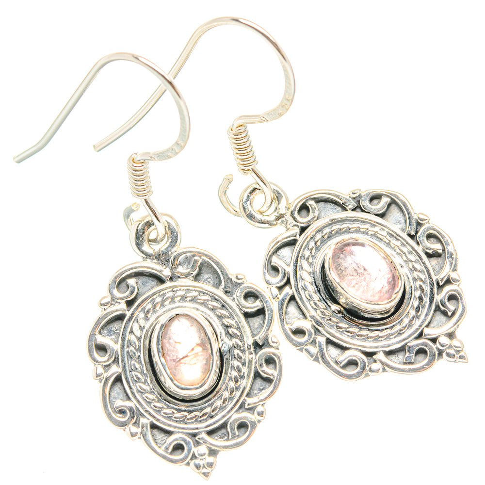 Pink Tourmaline Earrings handcrafted by Anasilvercos - EARR429024 - Photo 2