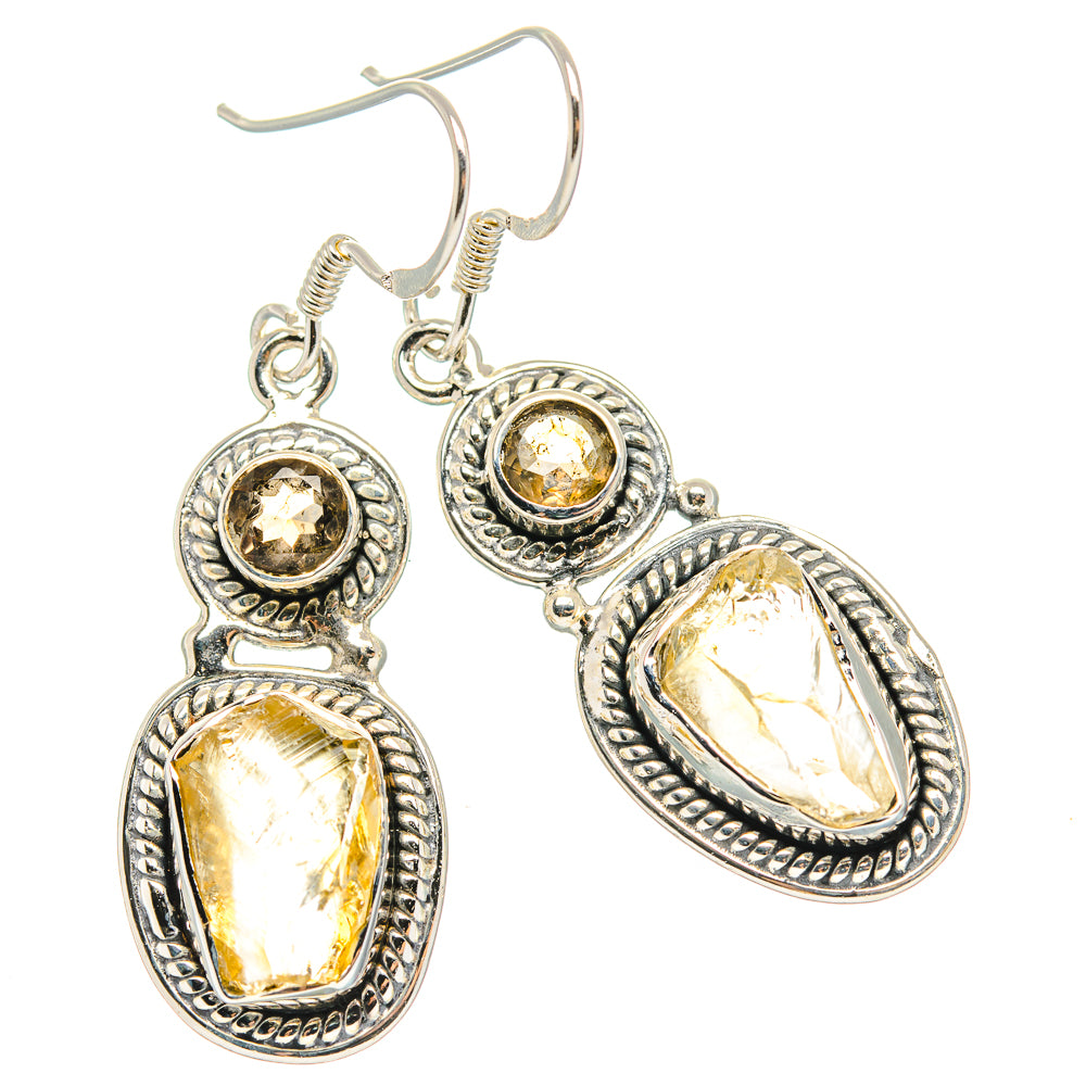 Citrine Earrings handcrafted by Anasilvercos - EARR429029 - Photo 2