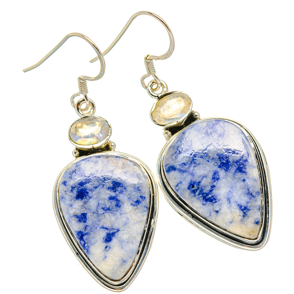 Sodalite Earrings handcrafted by Anasilvercos - EARR429032 - Photo 2